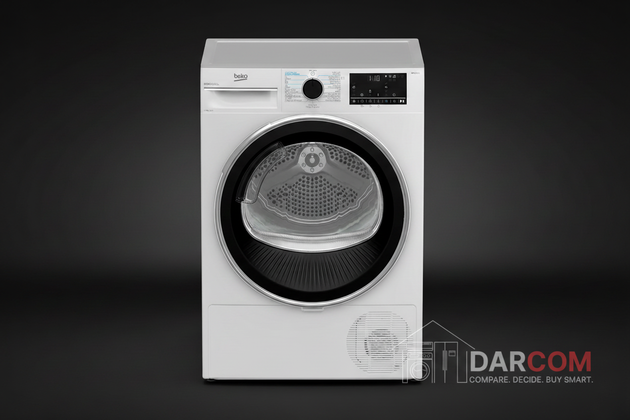 Beko Dryer Dark with DARCOM Logo