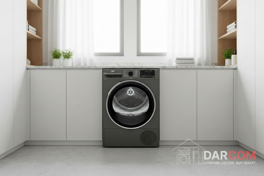 Beko Dryer Premium Laundry Room with DARCOM Logo