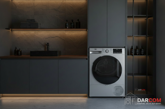 Beko Dryer Premium Laundry Room with DARCOM Logo