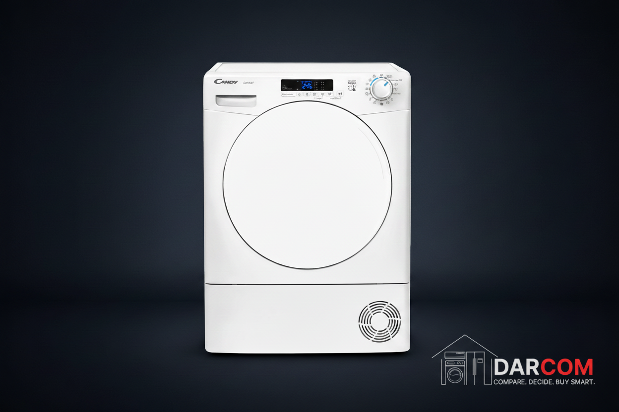 Candy Dryer Dark Background with DARCOM Logo