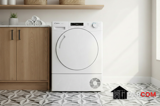 Candy Dryer Lifestyle Geometric Tiles with DARCOM Logo