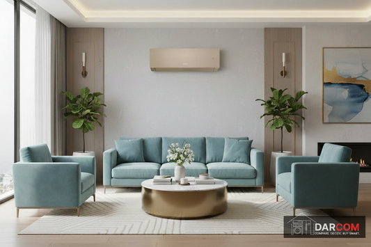 Gree AC Lifestyle Living Room with DARCOM Logo