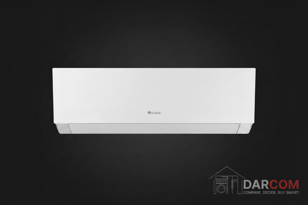 Gree AC on Dark Background with DARCOM Logo