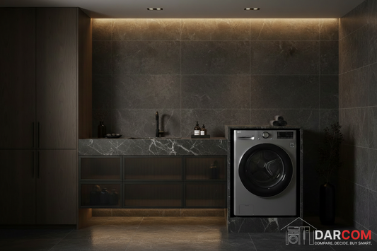 LG Dryer with DARCOM Logo