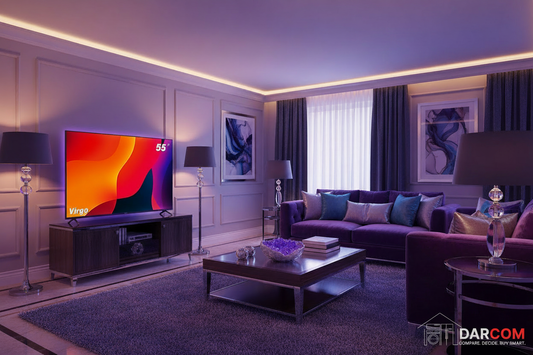 Lifestyle alexandrite room with DARCOM watermark