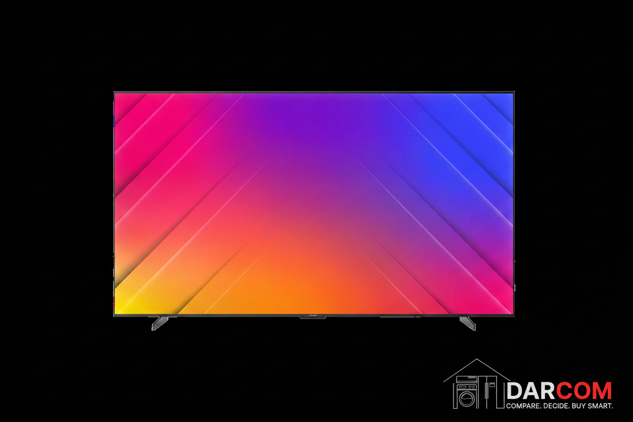 Neo 100" TV Product Shot with DARCOM Logo