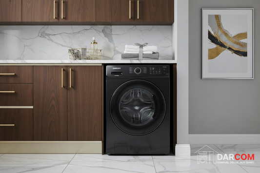 Samsung Washing Machine Lifestyle with DARCOM Logo