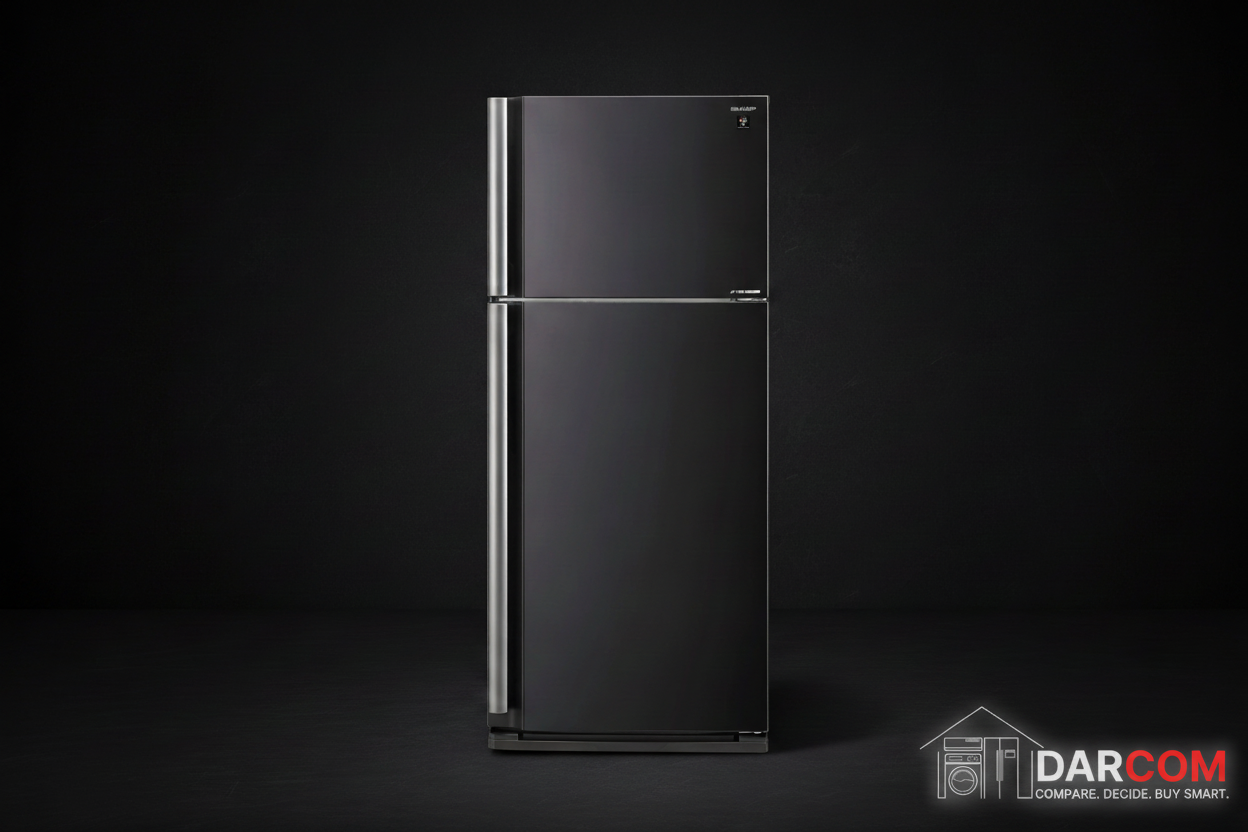 Sharp Refrigerator Dark Luxury with Darcom Logo
