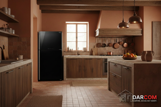 Sharp Refrigerator Earthy Depth with Darcom Logo