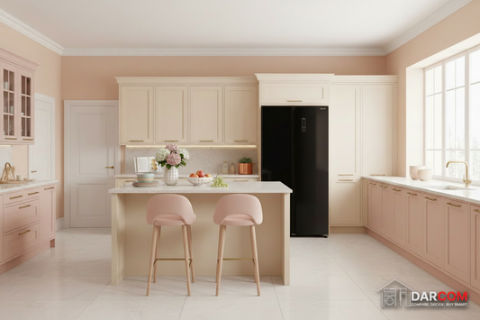 Sharp Refrigerator Pastel with Darcom Logo