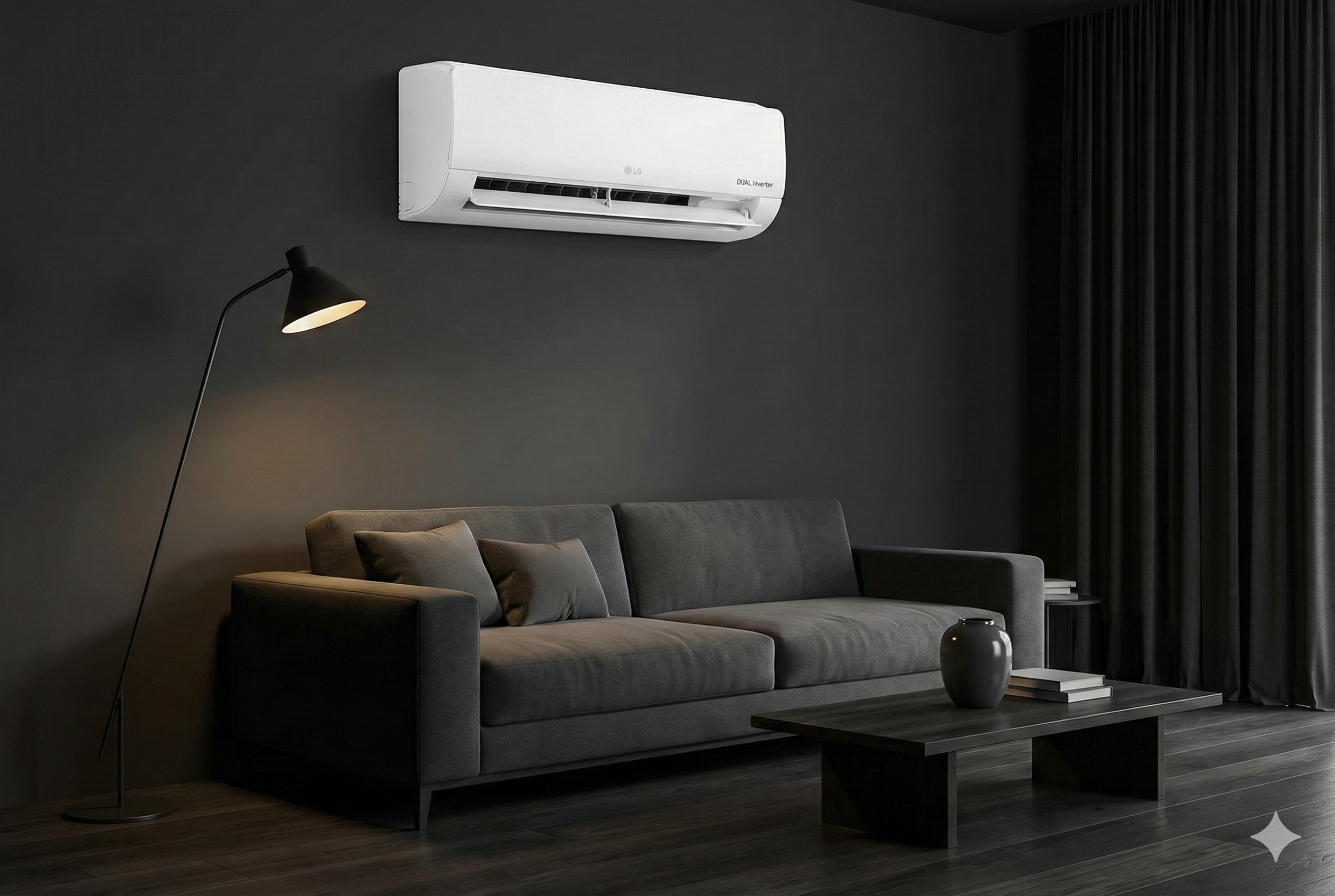 مكيف هواء إل جي S4NW24K22ME - 2 طن