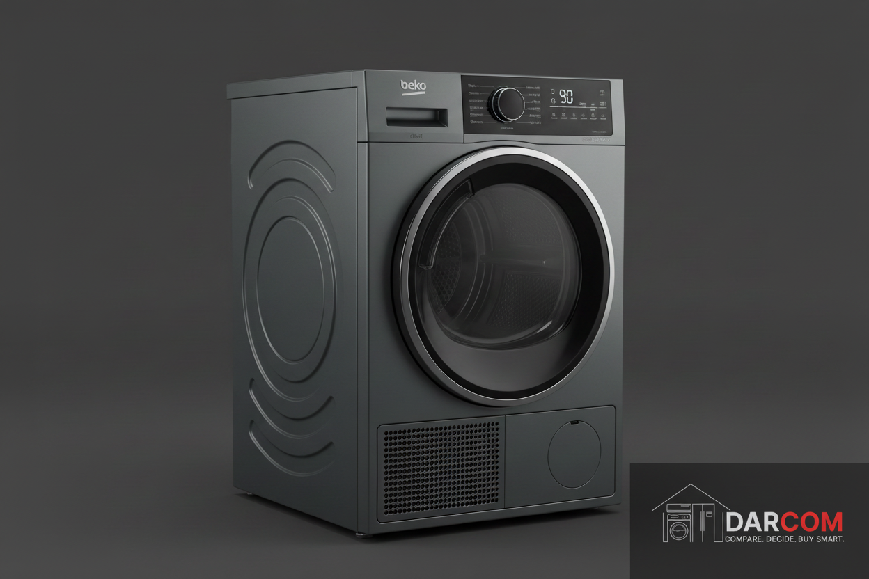Beko Dryer Dark Theme with DARCOM Logo
