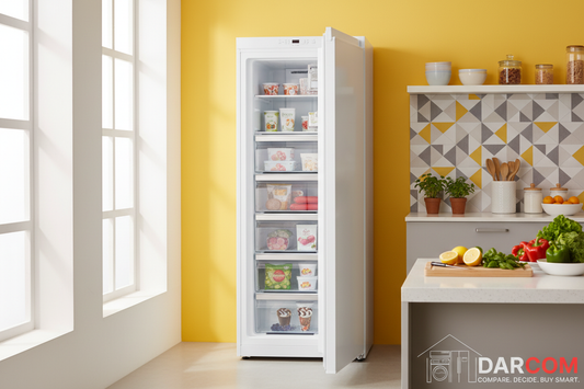 Beko Freezer Lifestyle Kitchen Yellow