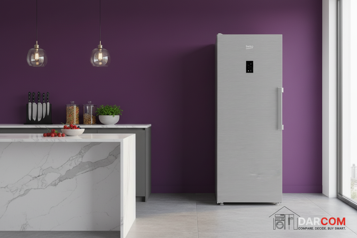 Beko Inox Freezer Lifestyle Purple