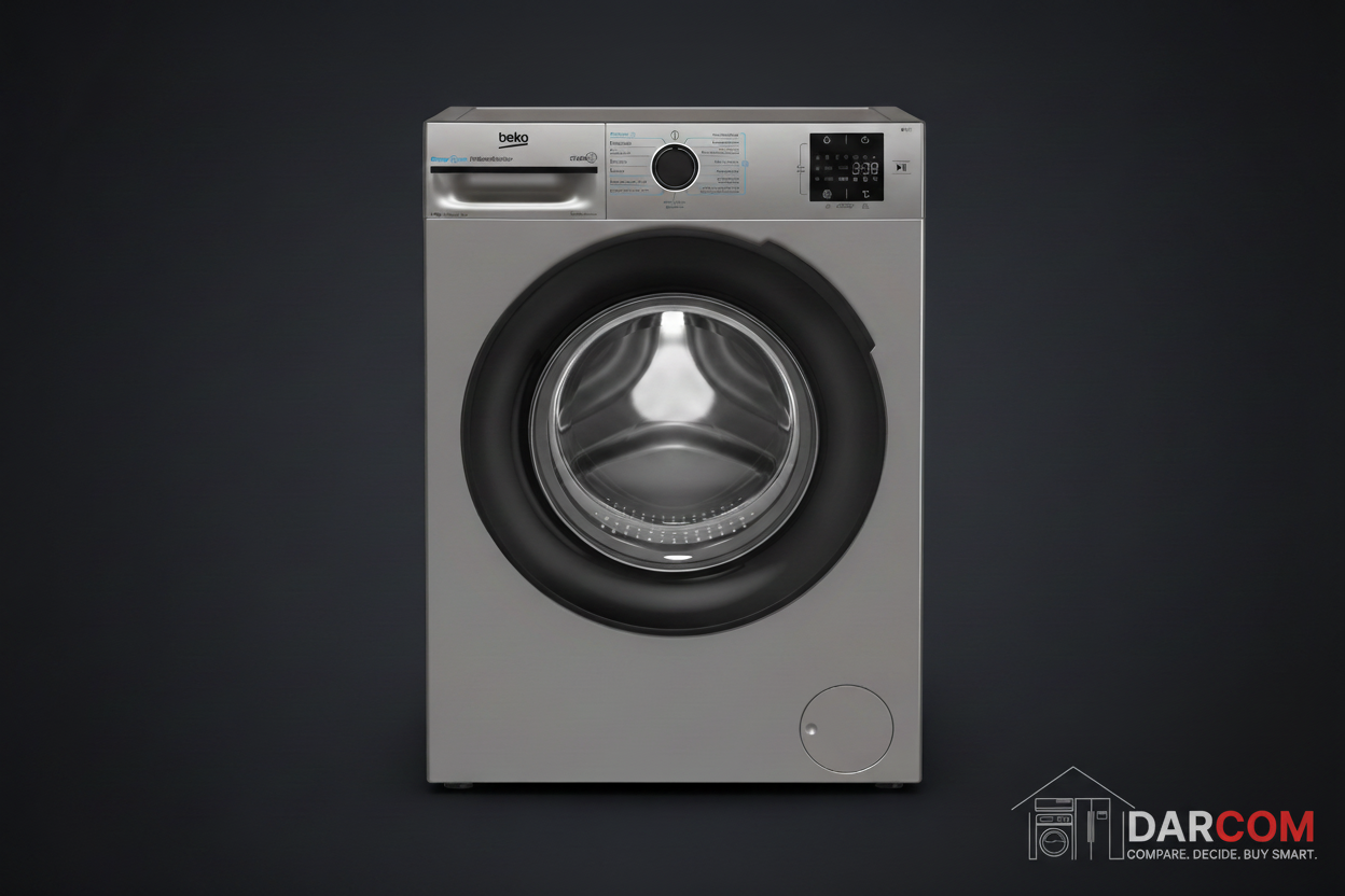 Beko Washing Machine Dark Background with DARCOM Logo