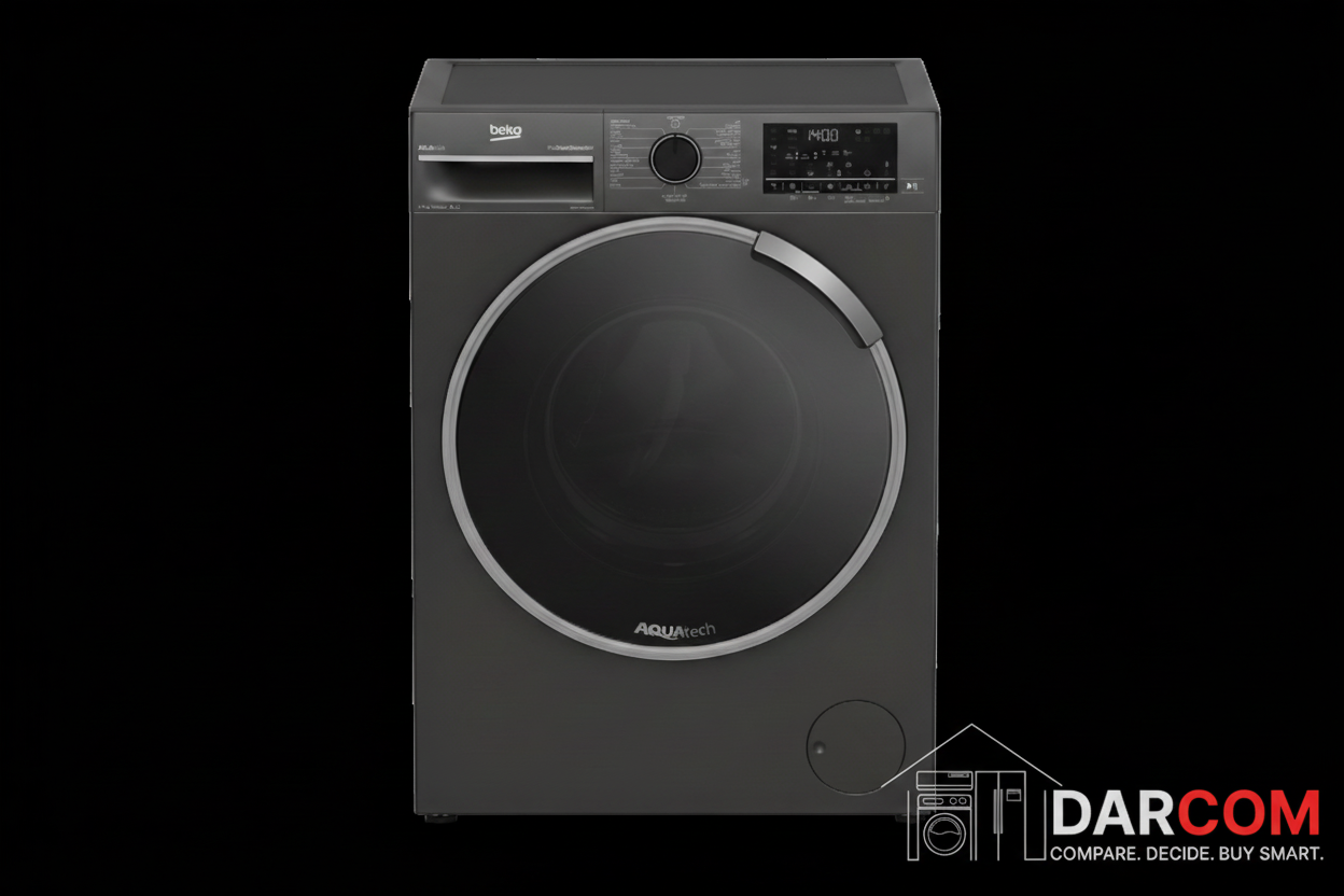 Beko Washing Machine Dark Background with DARCOM Logo
