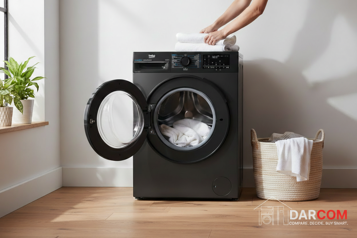 Beko Washing Machine Lifestyle with DARCOM Logo