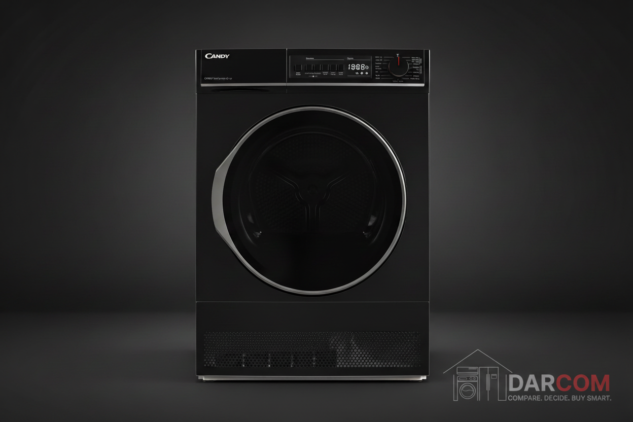 Candy Dryer Dark Background with DARCOM Logo