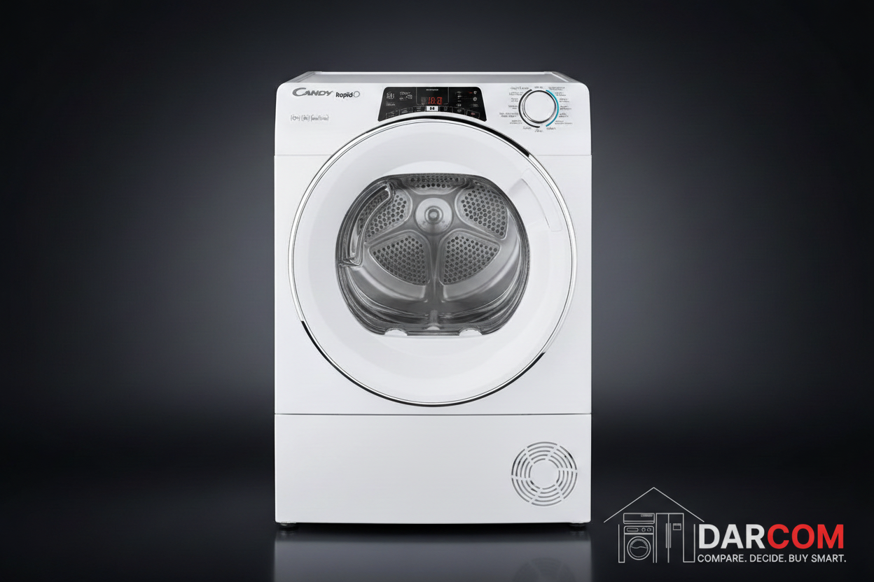 Candy Dryer Dark Luxury Product Shot with DARCOM Logo