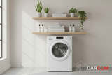 Candy Dryer Lifestyle Laundry Room with DARCOM Logo
