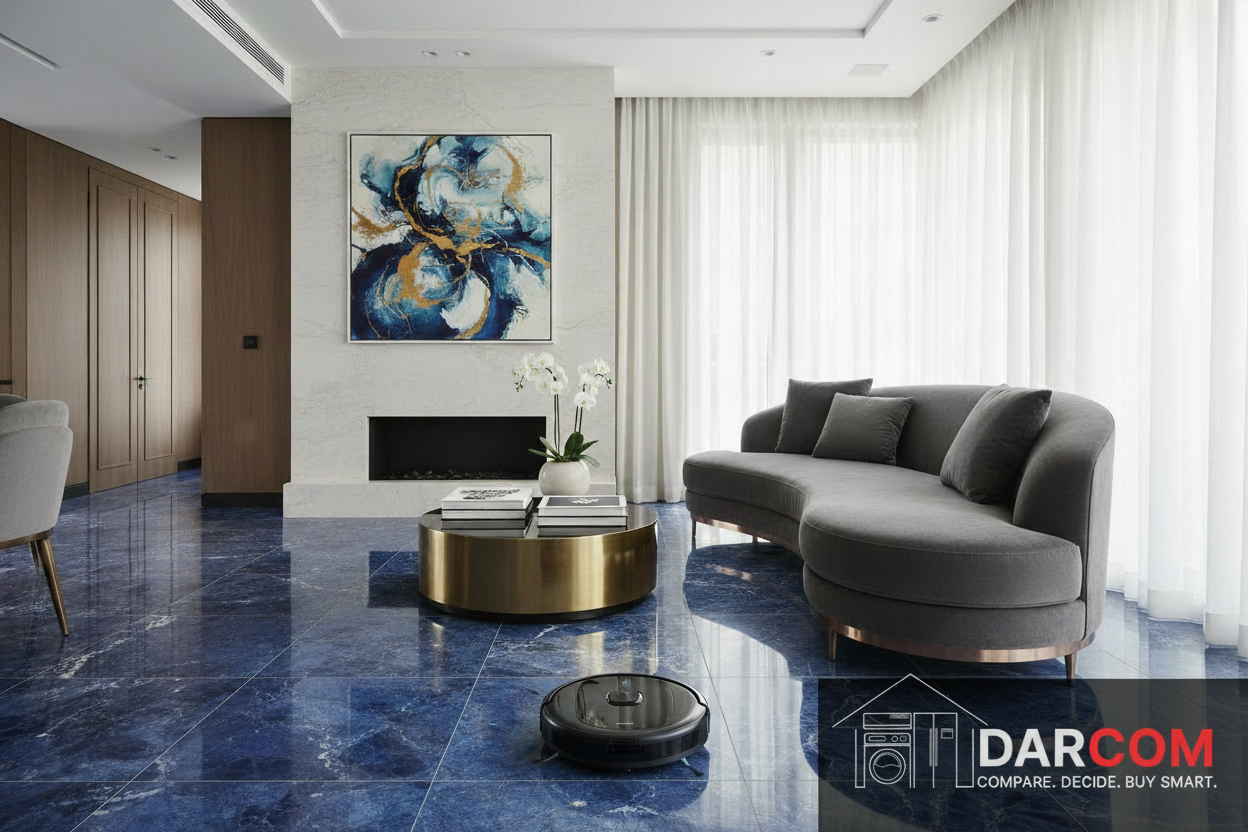 Cecotec Conga 9590 with DARCOM Logo - Luxury Living Room