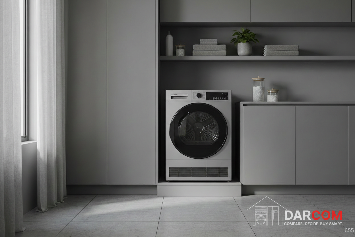 Conti Dryer Premium Laundry Room with DARCOM Logo