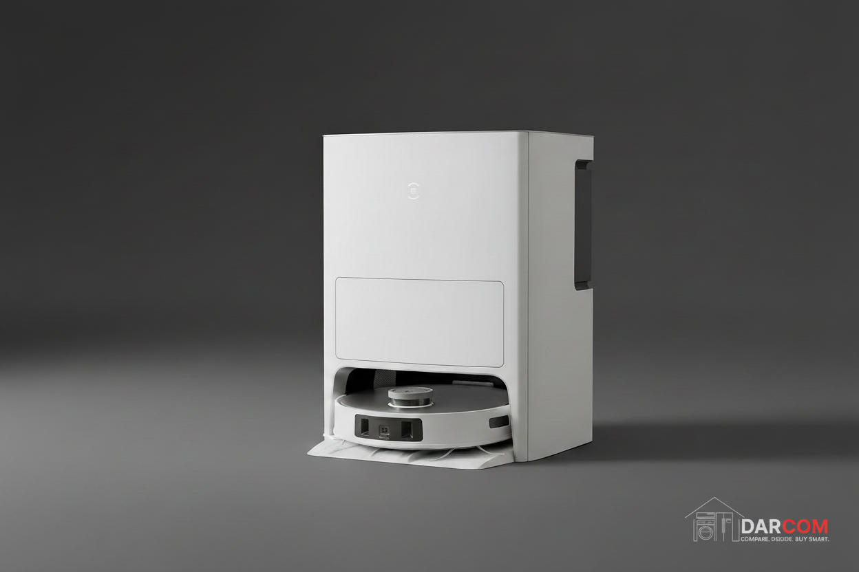 Dark background with DARCOM logo