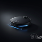Dreame Robot Vacuum with DARCOM Logo - Dark Product Shot