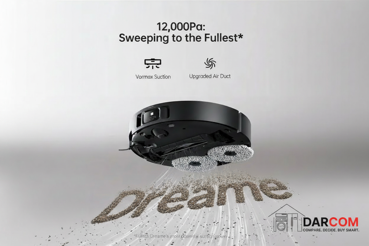 Dreame X40 Ultra with DARCOM Logo - Feature Shot