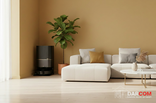 Dreame X40 Ultra with DARCOM Logo - Living Room