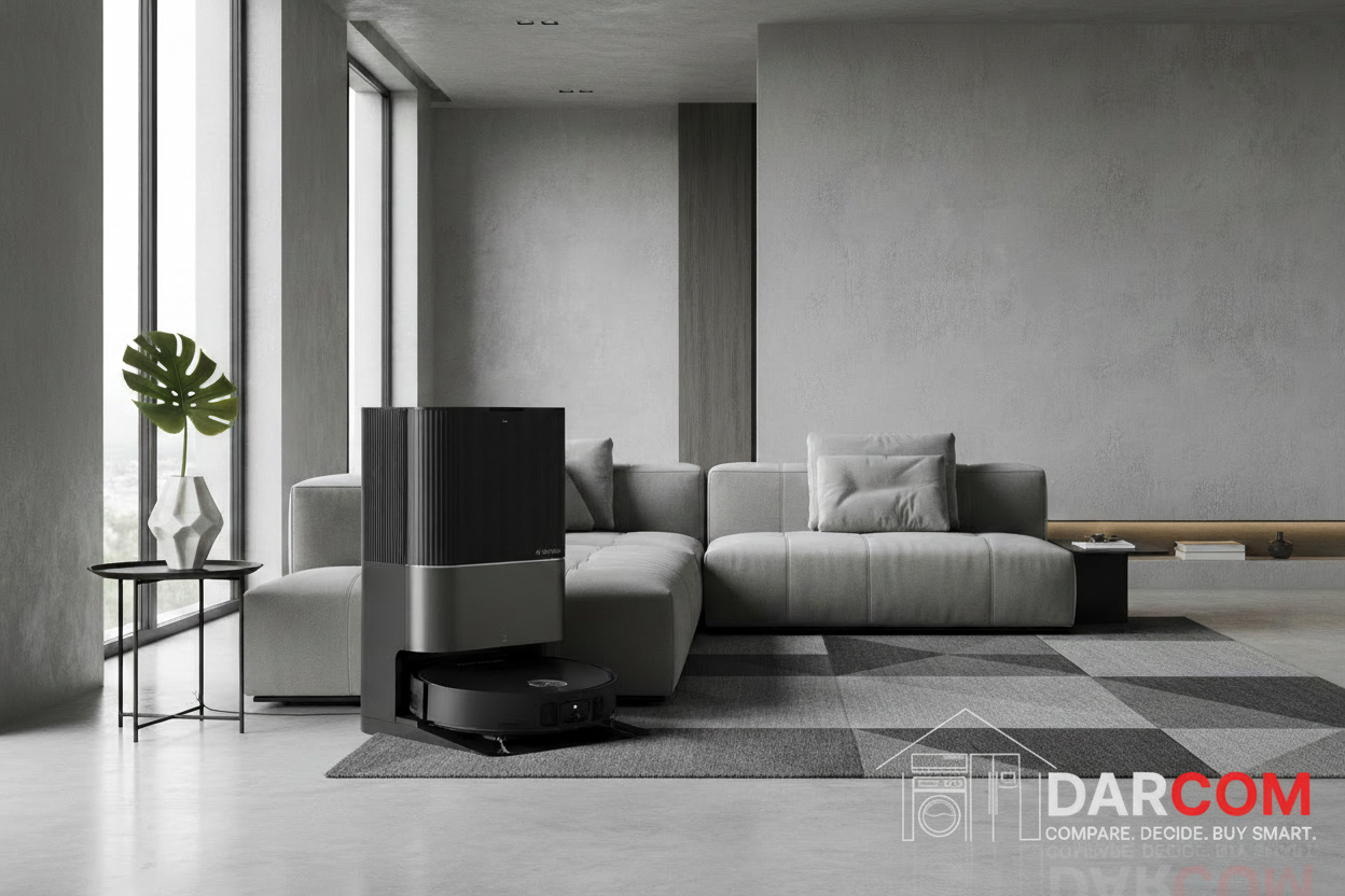 Dreame X50 Ultra with DARCOM Logo - Living Room