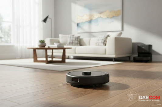 eufy L60 Living Room with DARCOM logo