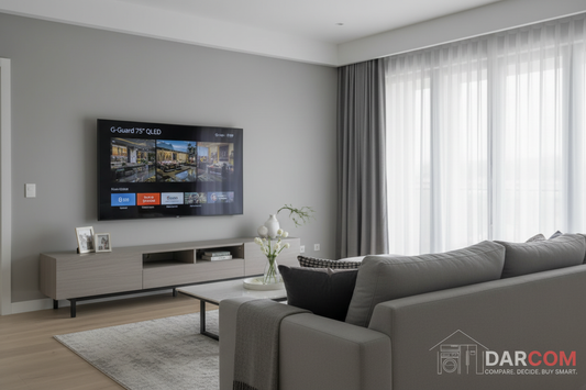 G-Guard TV Lifestyle with DARCOM Logo