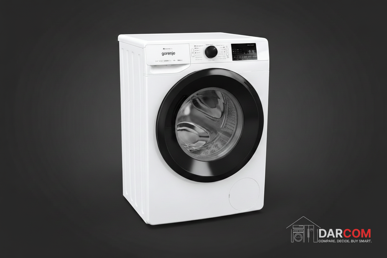 Gorenje Washing Machine Dark Background with DARCOM Logo