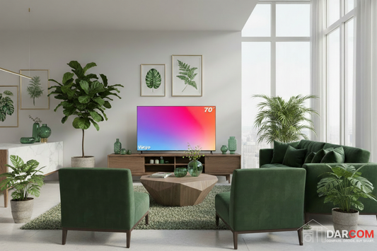 Green Living Room with DARCOM Watermark