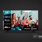 Hisense 4K UHD LED TV on Dark Background with DARCOM Logo
