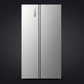 Hisense Stainless Steel Refrigerator Isolated
