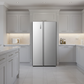 Hisense Stainless Steel Refrigerator Luxury Light Gray Setting