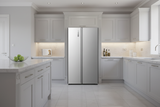 Hisense Stainless Steel Refrigerator Luxury Light Gray Setting