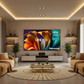 Hisense TV with DARCOM logo - Living Room