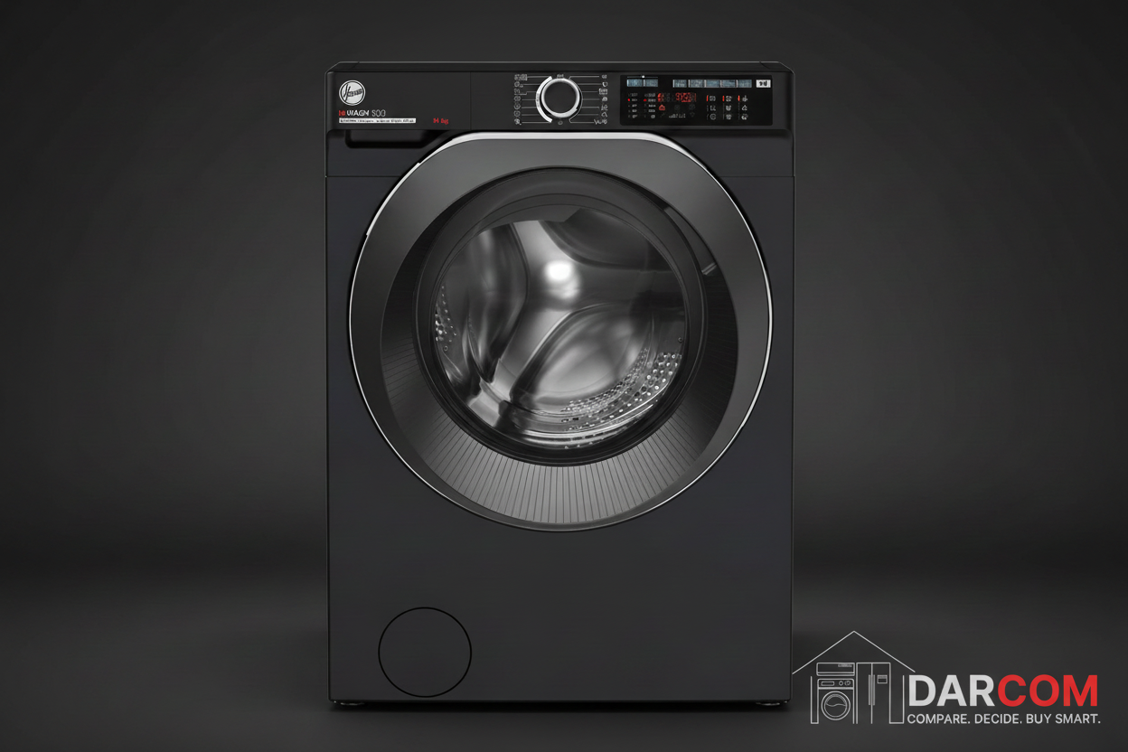 Hoover Washing Machine Dark Background with DARCOM Logo