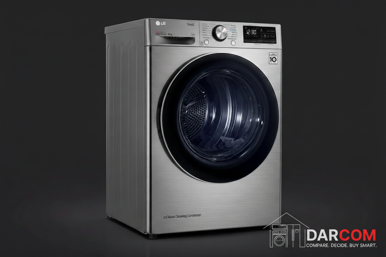 LG Dryer Dark with DARCOM Logo