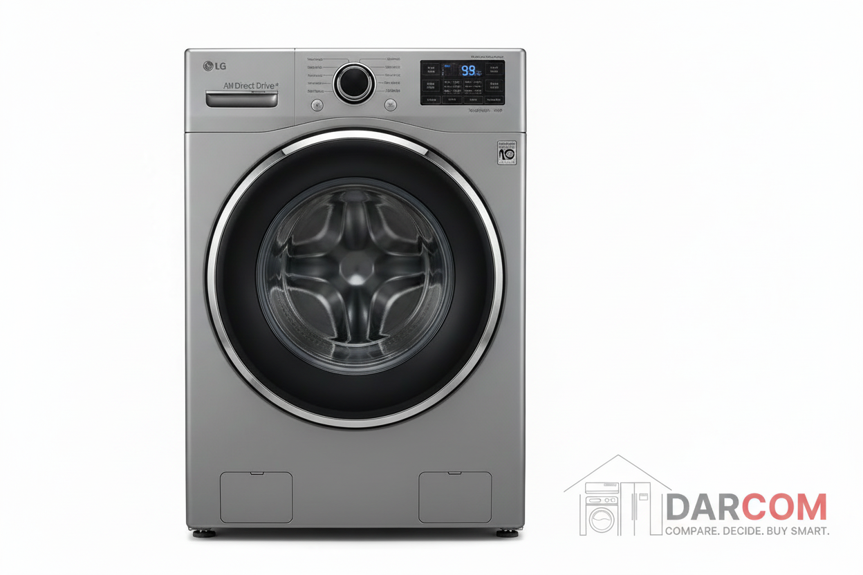 LG F4V5TYP2P Product Photo with DARCOM Logo