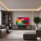 LG NanoCell TV with DARCOM logo - Living Room