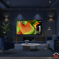 LG OLED TV with DARCOM logo - Living Room