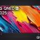 LG QNED TV with DARCOM logo - Dark Background