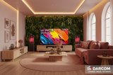 LG QNED TV with DARCOM logo - Eco Space