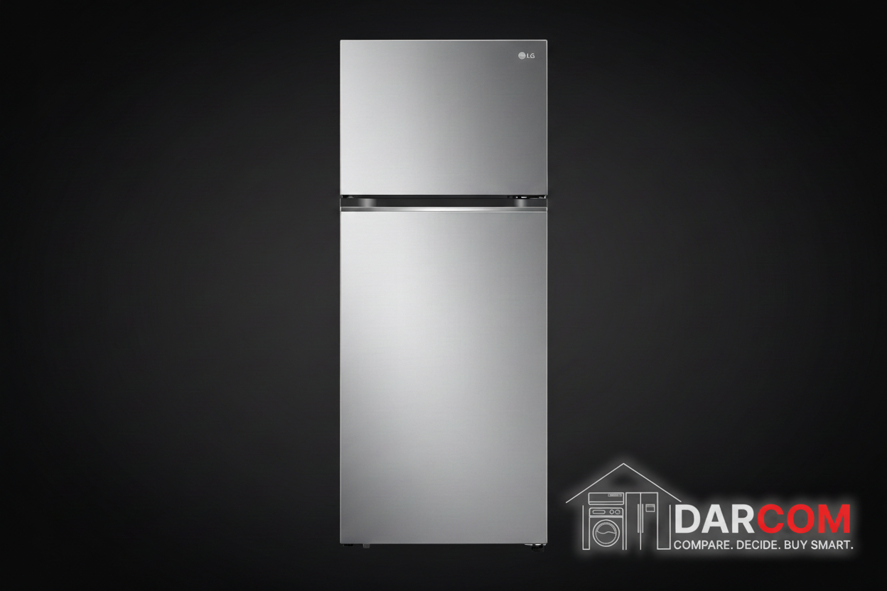 LG Refrigerator Dark Luxury with Darcom Logo