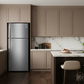 LG Refrigerator Dusty Brown Kitchen with Darcom Logo