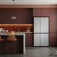 LG Refrigerator Warm Red Kitchen with Darcom Logo